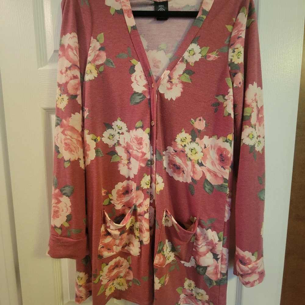 Floral cardigan